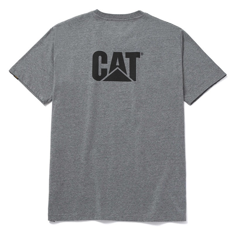 CatFootweat Trademark Tee Men's Clothing Dark Grey | 65LBUNVEZ