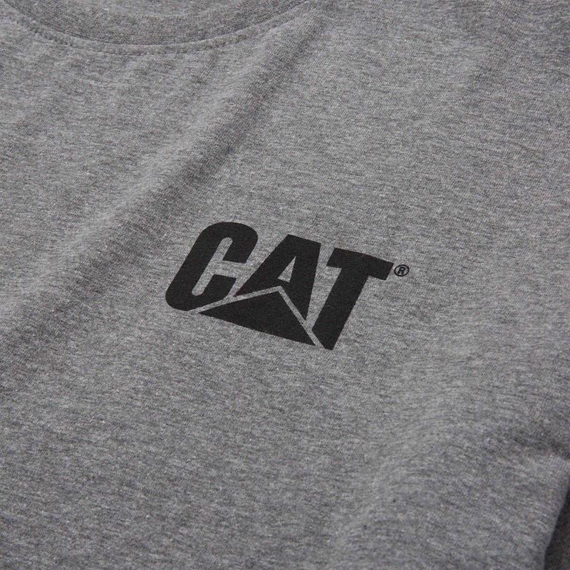 CatFootweat Trademark Tee Men's Clothing Dark Grey | 65LBUNVEZ