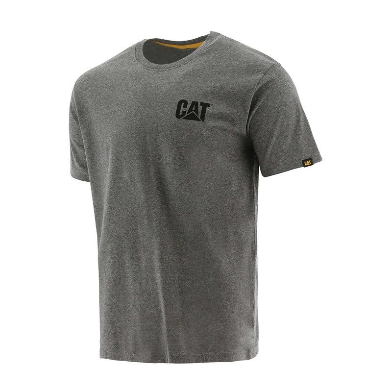 CatFootweat Trademark Tee Men\'s Clothing Dark Grey | 65LBUNVEZ