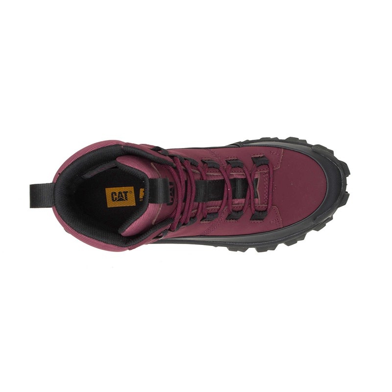 CatFootweat Trespass Waterproof Galosh - Trespass Women's Boots Black / Burgundy | 35VQIOCMT