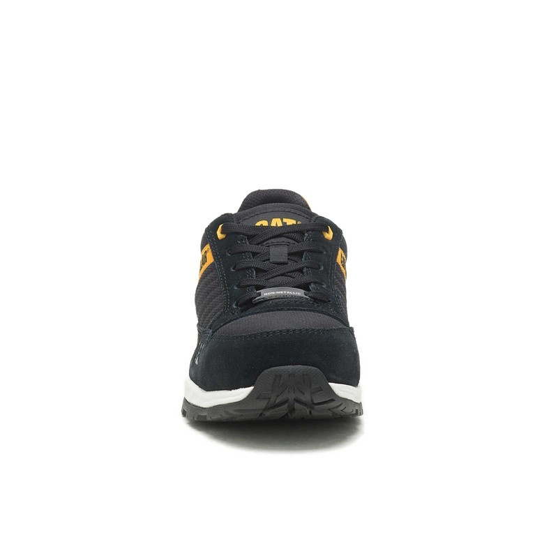 CatFootweat Venward Composite Women's Shoes Black / Yellow | 96SJTMXQR