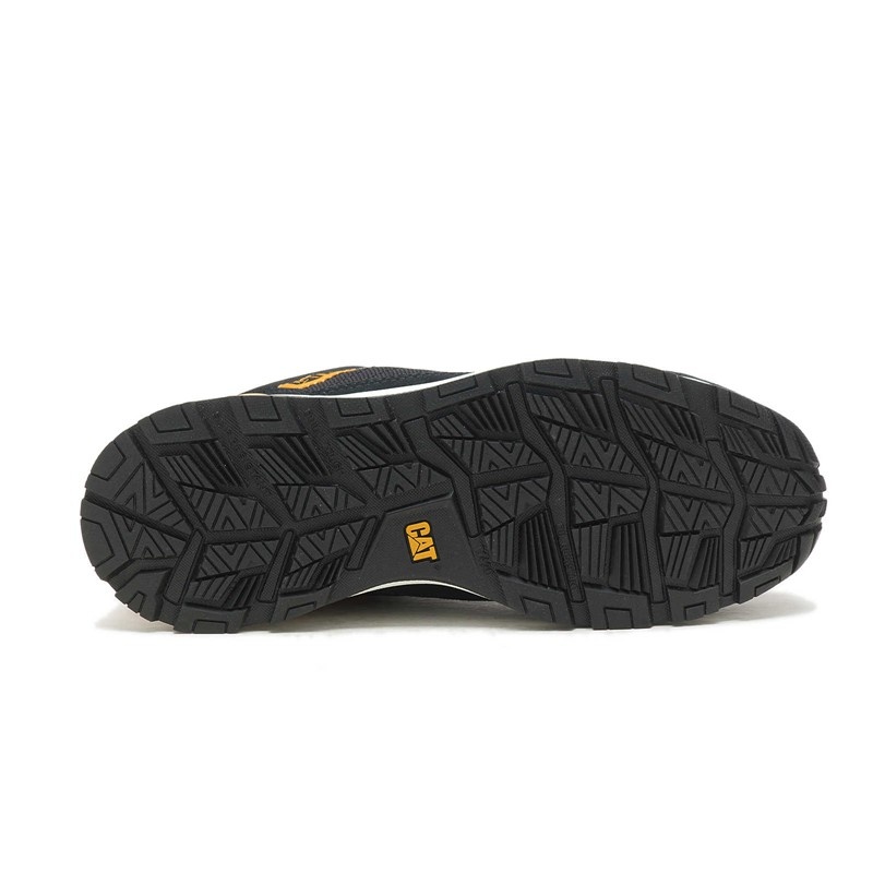 CatFootweat Venward Composite Women's Shoes Black / Yellow | 96SJTMXQR