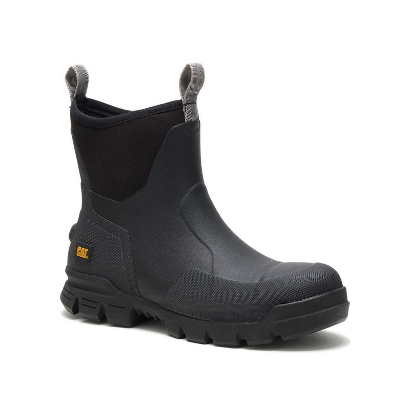 CatFootweat Waterproof Steel Toe Women's Boots Black | 73HGWYQZF