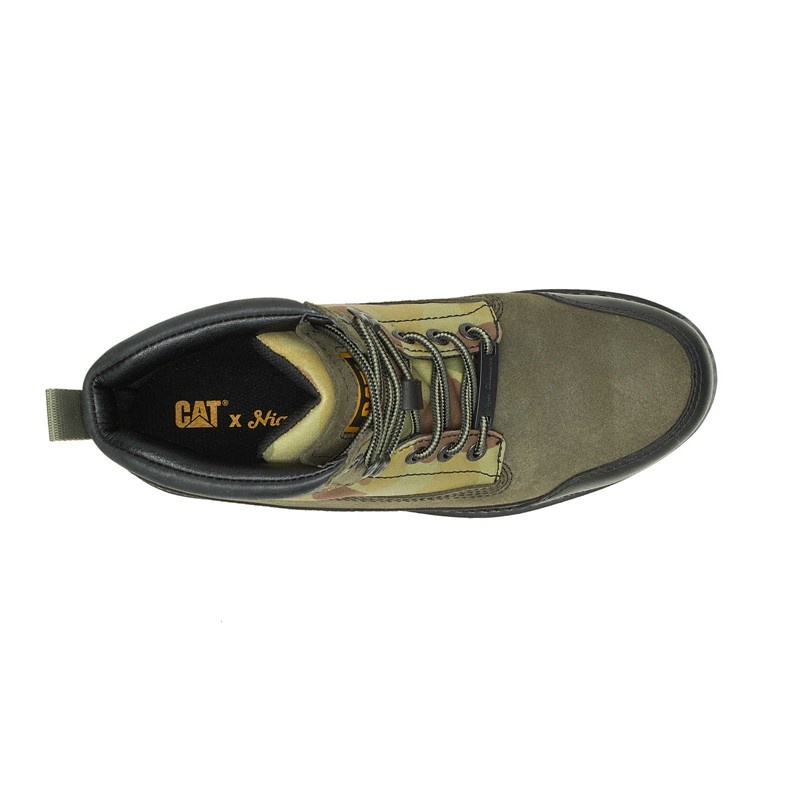 CatFootweat X Nigel Cabourn Utah - Unisex Styles Men's Casual Shoes Black | 08IDVBFWY